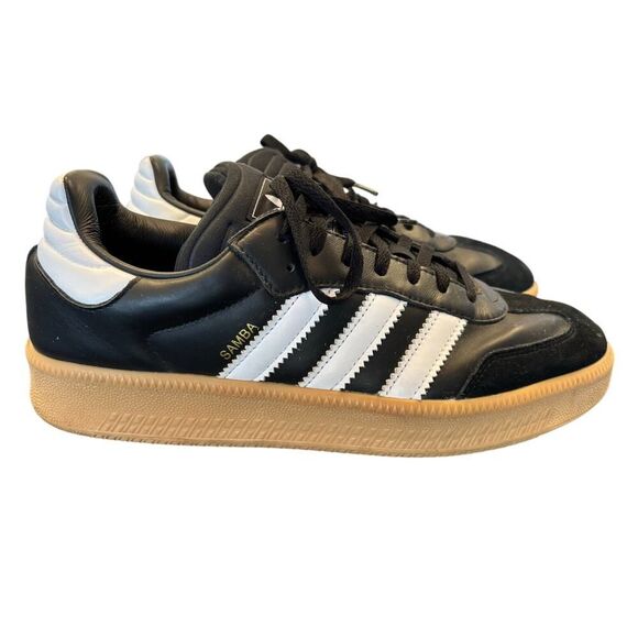 Adidas Samba XLG athletic shoes, black and white, size 13 main image 7